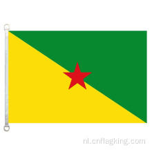 Vlag van Frans-Guyana 90*150cm 100% polyester